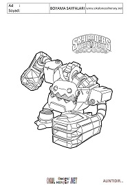 Skylanders boyama sayfaları